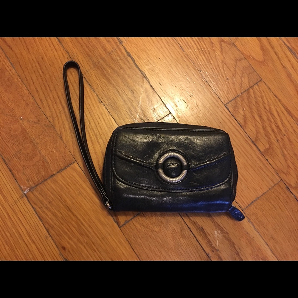 Braun Büffel Germany vintage wristlet, mini bag